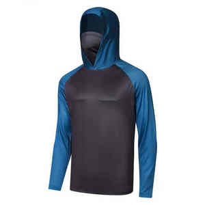 Sudadera de Pesca Ligera Hecha a Medida, Sudadera de Pesca de Manga Larga para Hombre, Sudadera de Pesca de Secado Rápido para Hombre - Product Image 1