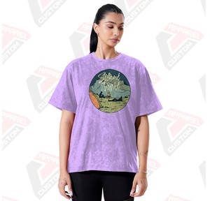 เสื้อยืดผ้ายีนส์ผ้าลูกฟูกสำหรับผู้หญิงผ้าเดนิมผ้าลูกฟูกผ้าฝ้าย100% นุ่มสวมใส่สบายทันสมัยเป็นมิตรกับสิ่งแวดล้อม - Product Image 1