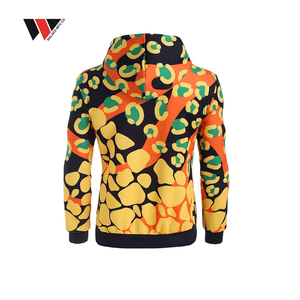 Sweat à capuche unisexe homme femme en molleton polyester coton vierge pour sublimation, logo personnalisé, hiver 2024, impression intégrale, col rond - Product Image 4