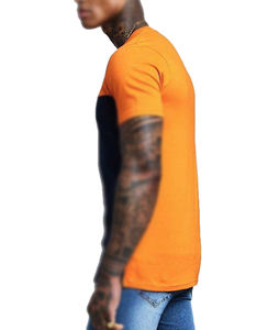 T-shirt d'été en coton pour hommes, coupe relax, logo personnalisé OEM/ODM Factory Direct Richbro Industry T-shirts à manches courtes Streetwear - Product Image 4