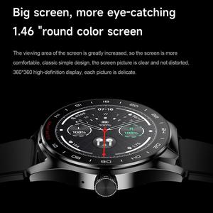 Montre connectée Sower Smart Watch avec écran tactile IPS de 1,46 pouce, écouteurs intégrés, étanche IP67, appels sans fil, tracker d'activité physique, unisexe - Product Image 2