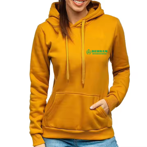 Sweat-shirts à capuche unisexes sur mesure en molleton 100 % coton ou tissu éponge français, avec logo frontal par sublimation, respirants et à séchage rapide, fabrication OEM - Product Image 6