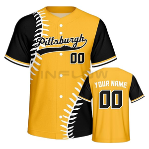 2025 Venta caliente de alta calidad personalizada Jersey béisbol Softball desgaste camisetas deportivas Stitch sublimado sublimación Jersey de béisbol - Product Image 6
