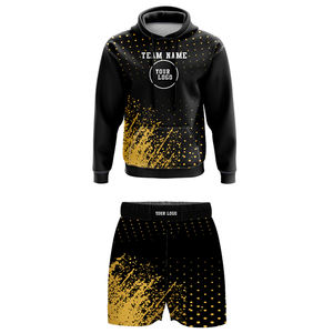 Sudadera con capucha de algodón de alta calidad Terry de gran tamaño, ropa de calle, forro polar grueso, hombro caído, algodón, sublimación mezclada, sudaderas con capucha personalizadas para hombres - Product Image 6