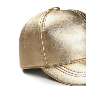 Wholesale Unisex PU Leather 6-Panel Baseball <b>Cap</b> <b>Winter</b> Hat Common Fabric Outdoor Fashion Adult Reasonable Price OEM Service - Product Image 3