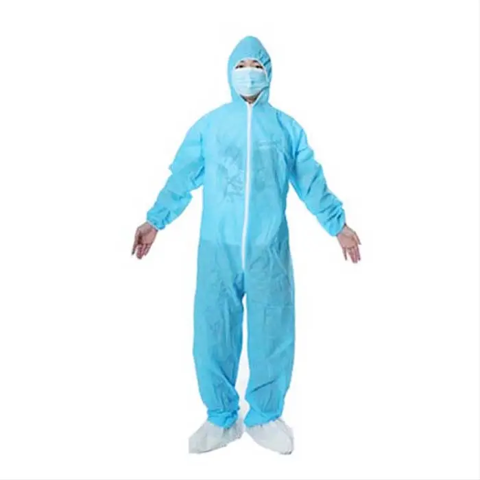 Uniformes de travail de sécurité professionnelle ppe costume robe d'élimination médicale non tissée d'hôpital