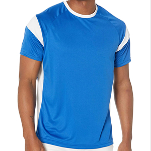 Haute qualité en gros 100% doux Fiber Polyester hommes T-shirt Sublimation t-shirts plaine blanc hommes T-shirt - Product Image 1