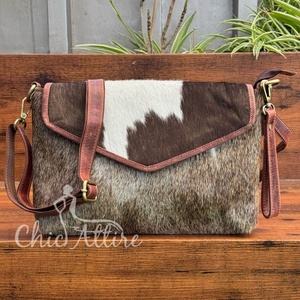 Vente en gros de fabricant personnalisé 2025 sac à bandoulière en cuir de vachette pour femmes, sacs à main à bandoulière en cuir véritable - Product Image 1