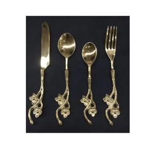 Ensemble de couverts en métal, Style traditionnel, acier inoxydable, pour mariage, haute qualité, prix de vente - Product Image 5