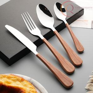 Eco Living Wooden <b>Cutlery</b> Set Natural <b>Wood</b> Spoon Fork Knife Collection - Product Image 4