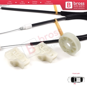 Kit de réparation de lève-vitre BWR626 pour porte avant gauche de Polo MK3 6N1 6N2 Hatchback 1994-2001 4/5 portes 6N4837461 - Product Image 6