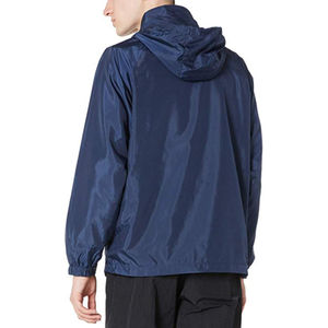 Mens Lightweight Waterproof <b>Rain</b> Coat Dark Gray <b>Size</b> Large Hooded Wind Breaker <b>Jacket</b> with Zipper Closure Breathable and Durable - Product Image 6