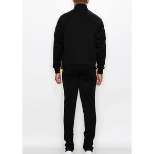 Survêtement de haute qualité Jogging Zipper Cargo Jersey Survêtement Ensemble Polyester Nylon Tech Fleece Logo personnalisé Survêtement pour hommes - Product Image 4