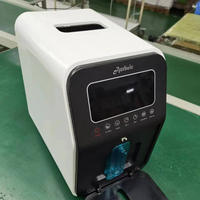 Concentrateur d'oxygène médical Aurboic, réglable de 1 à 7 litres/min, avec humidificateur