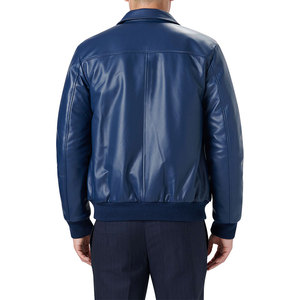 Veste de motard en cuir pour hommes de la meilleure qualité veste de moto respirante et en cuir de vachette originale avec broderie personnalisée et coupe-vent pour hommes - Product Image 5