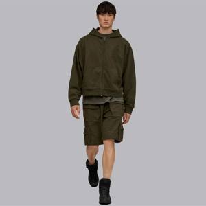 Sweat à capuche zippé Boxy Fit-Doux et confortable, parfait pour les tenues décontractées, les activités de plein air et les vêtements décontractés - Product Image 1