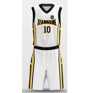 Uniforme de baloncesto reversible para equipo de ropa deportiva Uniforme de baloncesto reversible de tela de calidad de nuevo diseño - Product Image 6