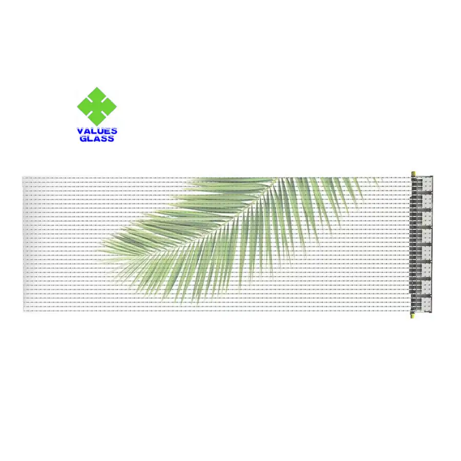 Flixable Led Film Pub schermo piccolo Pixel Pitch Led Video Wall pellicola trasparente su vetro rende il Glas per vetro P6