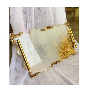 Plateau en résine époxy pour cadeau et article décoratif pour la maison plateau de service en résine personnalisé en gros - Product Image 5