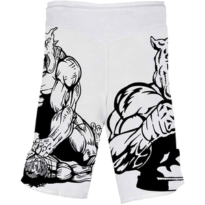 Shorts de MMA en polyester sublimé, séchage rapide, respirant, taille élastique, vêtements d'entraînement dynamique - Product Image 4