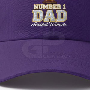 Gorra especial personalizada para el Día del Padre con costuras premium y un estilo urbano moderno. - Product Image 5