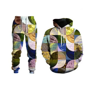 2024 Approvisionnement direct d'usine Logo personnalisé imprimé hommes survêtements Offre Spéciale dernière mode décontractée hommes survêtements - Product Image 2