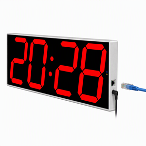 Industrial POE Digital Master <strong>Clock</strong> WiFi 6 Inch Large LED Display NTP GPS <strong>Sync</strong> for School Hospital Reloj Digital Ethernet - Product Image 2