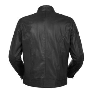 Diseño superior 100% Chaqueta de invierno de manga larga con cuello levantado de cuero de alta calidad para hombre Diseño personalizado disponible a un precio razonable - Product Image 2