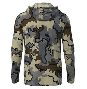 Chemises de randonnée classiques pour hommes, impression par sublimation, sweat à capuche camouflage, vente en gros de vêtements de chasse - Product Image 5