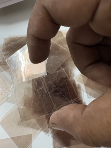 MLS MLINS Natural RUBY OUDH Hoja de Mica ardiente 40X40 Almohadilla térmica de vidrio de alta temperatura 220V 16kgf/m2 Resistencia a la tracción - Product Image 4