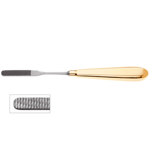 Raspador de diamante negro Aston Reduction de 8 pulgadas (20 cm) de carburo de tungsteno para cartílago nasal, instrumento de rinoplastia de Vaslcare - Product Image 1
