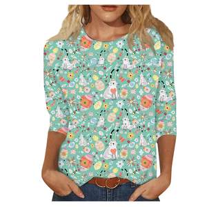 Camisetas de moda para mujer Camisetas de verano de manga corta para mujer Camisetas de mujer de alta calidad a precio al por mayor - Product Image 1