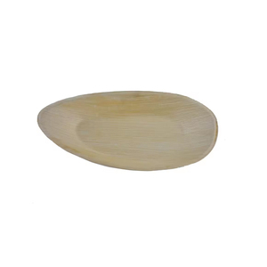 Plaques rondes en feuille de palmier respectueuses de l'environnement 31x18 cm Plateaux jetables durables pour le service de restauration - Product Image 2