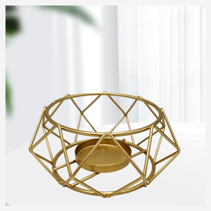 เทียนโมรอคแคนโลหะแบบมีไฟขนาดเล็กสำหรับตกแต่งงานแต่งงาน - Product Image 5