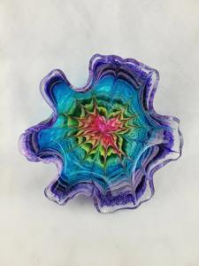 Bol en résine artisanal moderne et artistique avec motif, de qualité alimentaire, décoration de luxe pour la maison, surface intérieure lisse, faible coût - Product Image 5