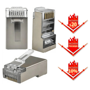 Giảm giá cho khách hàng mới: Cổng mạng Cat5e đơn, đầu nối <span class=keywords><strong>RJ45</strong></span> cái, góc 180 độ, đầu nối mô-đun <span class=keywords><strong>RJ45</strong></span>, giắc cắm Ethernet Internet - Product Image 4