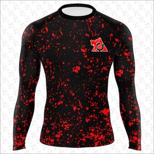 Mangas largas de secado rápido Rash Guards para hombres Custom MMA poliéster spandex material Rash Guard sublimación Diseño y logotipo - Product Image 6