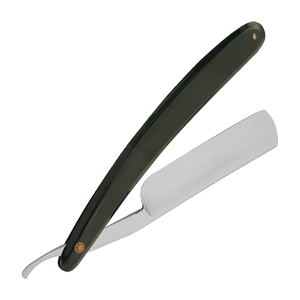 ALTRESCO Rasoir en acier inoxydable avec logo personnalisé et manche pliable en plastique - Product Image 1
