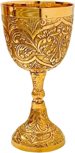 Cáliz de Latón Moderno Hecho a Mano, Copa Dorada de 1000 ml, Ecológico para el Hogar, Bar, Exteriores y Rituales - Product Image 2
