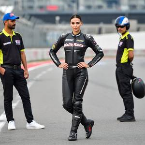 Trajes de cuero para motocicleta de primera calidad al por mayor: protección CE, paneles elásticos ergonómicos reforzados con Kevlar para mayor agilidad y seguridad - Product Image 2