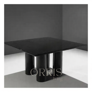 Mesa de Comedor Cuadrada de Mármol de Lujo para Espacios de Comedor Contemporáneos - Product Image 6
