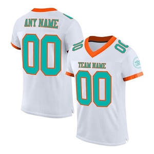 เสื้อฟุตบอลอเมริกัน Pro Grid Iron แบบกำหนดเองได้ พร้อมโลโก้ทีม หมายเลข และชื่อผู้เล่น บริการ OEM พร้อมให้บริการ - Product Image 3