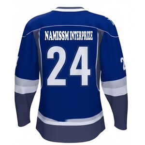Servicio OEM, Camisetas de Hockey sobre Hielo Sublimadas Personalizadas de Alta Calidad, Transpirables, de Secado Rápido, Colores y Logotipos Personalizables, 100% Poliéster - Product Image 6