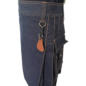 Kilt utilitaire en denim écossais 320 g/m² avec poches cargo, applicable à tous les modèles de vêtements 2026 - Product Image 2
