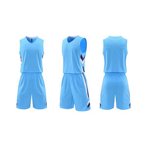 Uniforme de basket-ball conception personnalisée imprimé kit de basket-ball sport uniforme sublimation équipe porter ensemble de basket-ball - Product Image 5