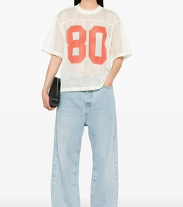 เสื้อยืดอเมริกันฟุตบอลชายเสื้อยืดปักผ้าคอตตอน100% - Product Image 1