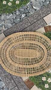 Vente en gros de sous-verre en paille napperons ronds en macramé tissés bohème naturel napperon en jonc de mer - Product Image 6