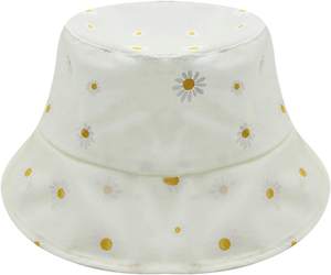 Haute qualité personnalisé adulte coton toile imprimé brodé seau chapeaux large bord solide décontracté respirant parasol plage en plein air - Product Image 3