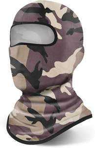 Pasamontañas de Forro Polar Cálido para Invierno, Personalizado de Fábrica, Elástico, para Ciclismo, Protección Facial, Cortavientos, de Poliéster, para Adultos, Pesca Deportiva - Product Image 6