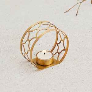 Porte-bougie en bois unique, idéal pour la maison et toute décoration de fête, produit magnifique - Product Image 4